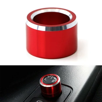 

For Subaru WRX STI Impreza Mirror Aluminum Adjustment Button Knob Red Accessory