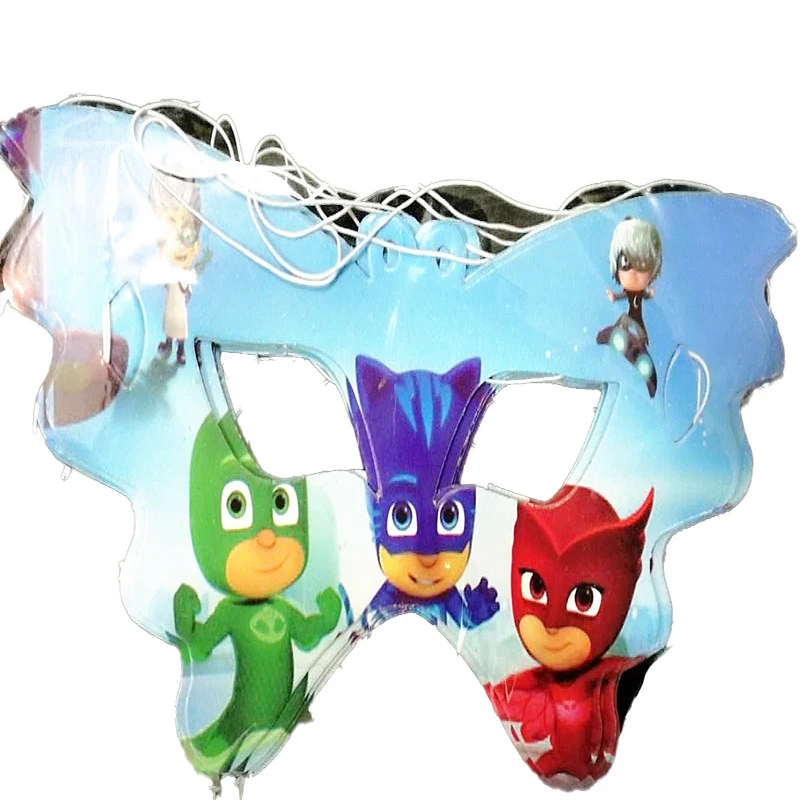 PJ Masks мультфильм тема День рождения костюм для фигуры для детей игрушки украшения Catboy Owlette Gekko Аниме Кукла игрушечная тарелка