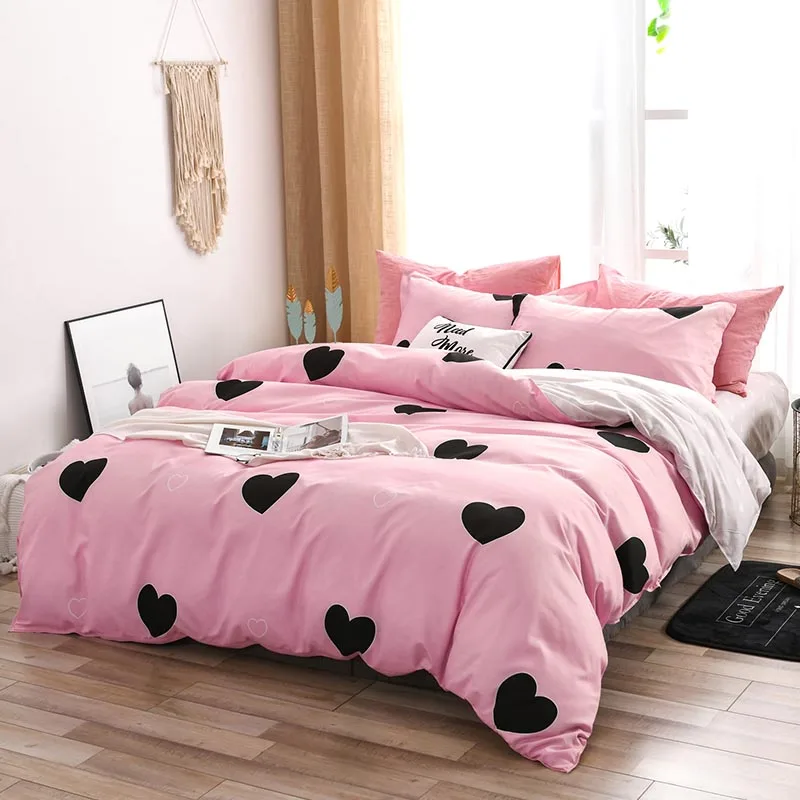 Комплект постельного белья Dream NS Blue Pink Love современный постельное белье