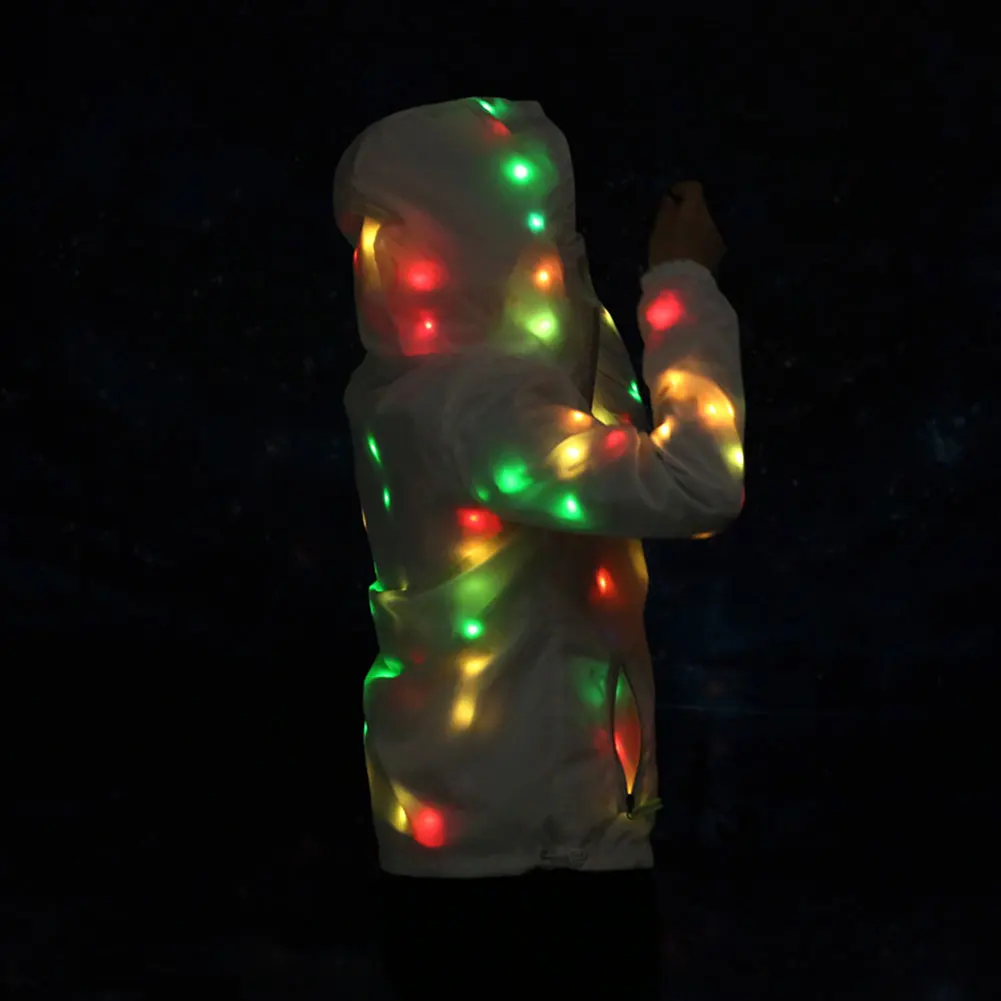 Luminous Coat Cool Clothing Dance Colorful LED Lights Jackets for Halloween Party HSJ88 |