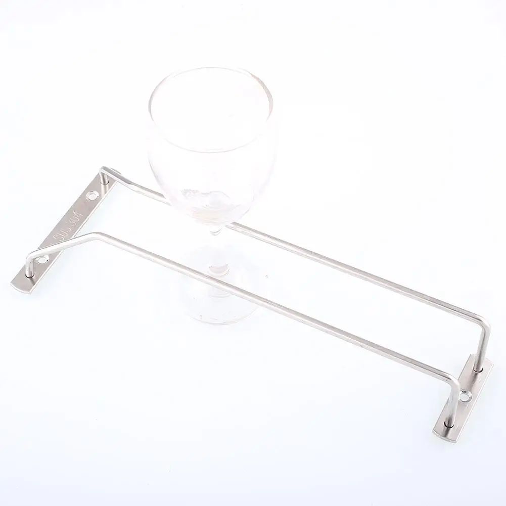 28 см/1" Винная стойка для стаканов под шкаф подвесной держатель для бокалов вешалка полка бар