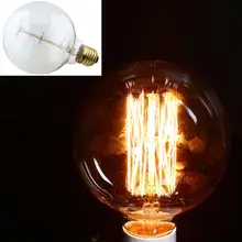G95 40W 220-240V лампа светильник лампа для дома в стиле ретро Стиль E27 нити бар промышленный