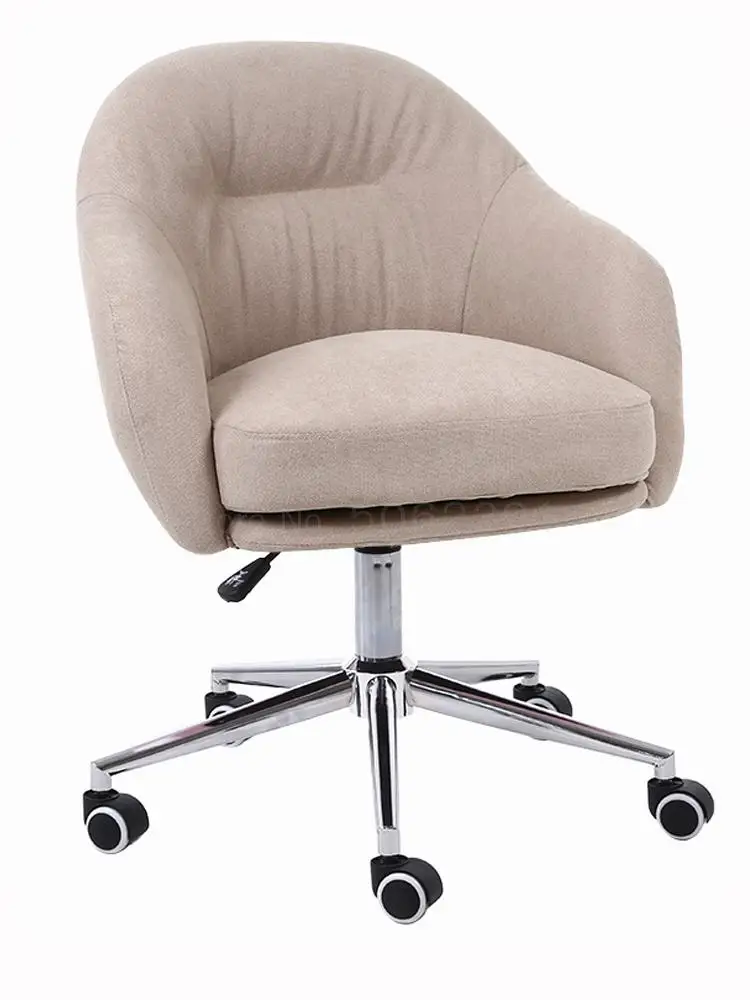 Fully removable and washable Nordic computer chair comfortable sedentary cloth desk bedroom sofa lift office home |