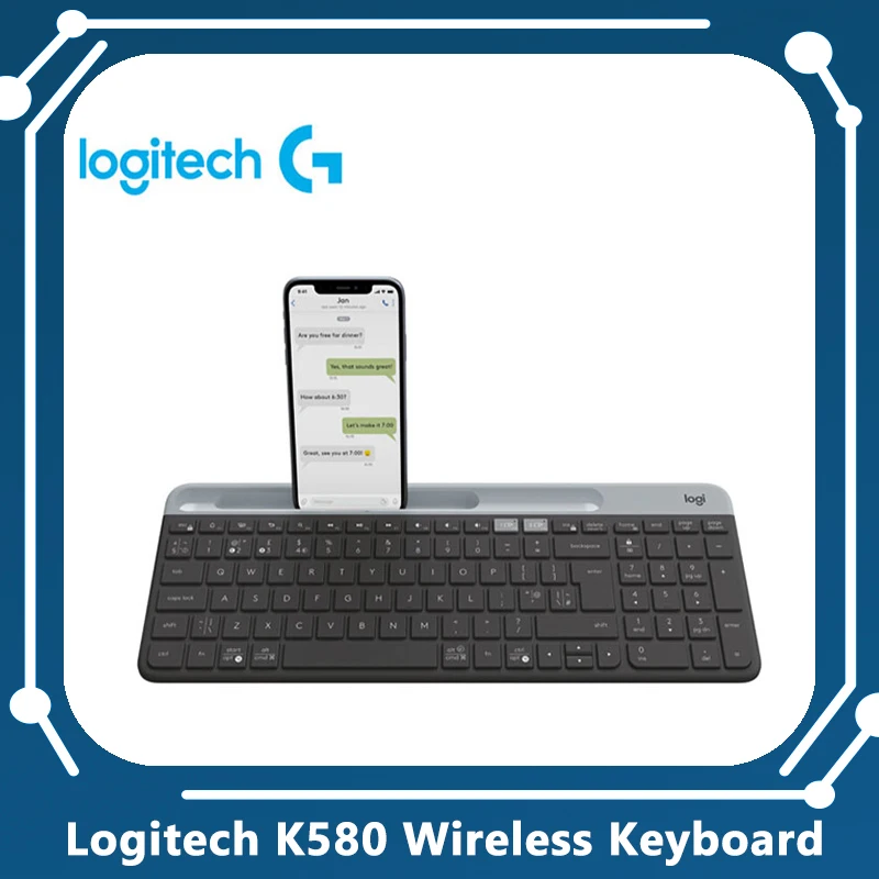 Оригинальная Беспроводная клавиатура Logitech K580 многофункциональное устройство 2 4G