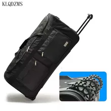 KLQDZMS 3" 40" дюймов супер большой чемодан на колесиках oxforrd дорожная сумка удобная тележка чемодан для унисекс