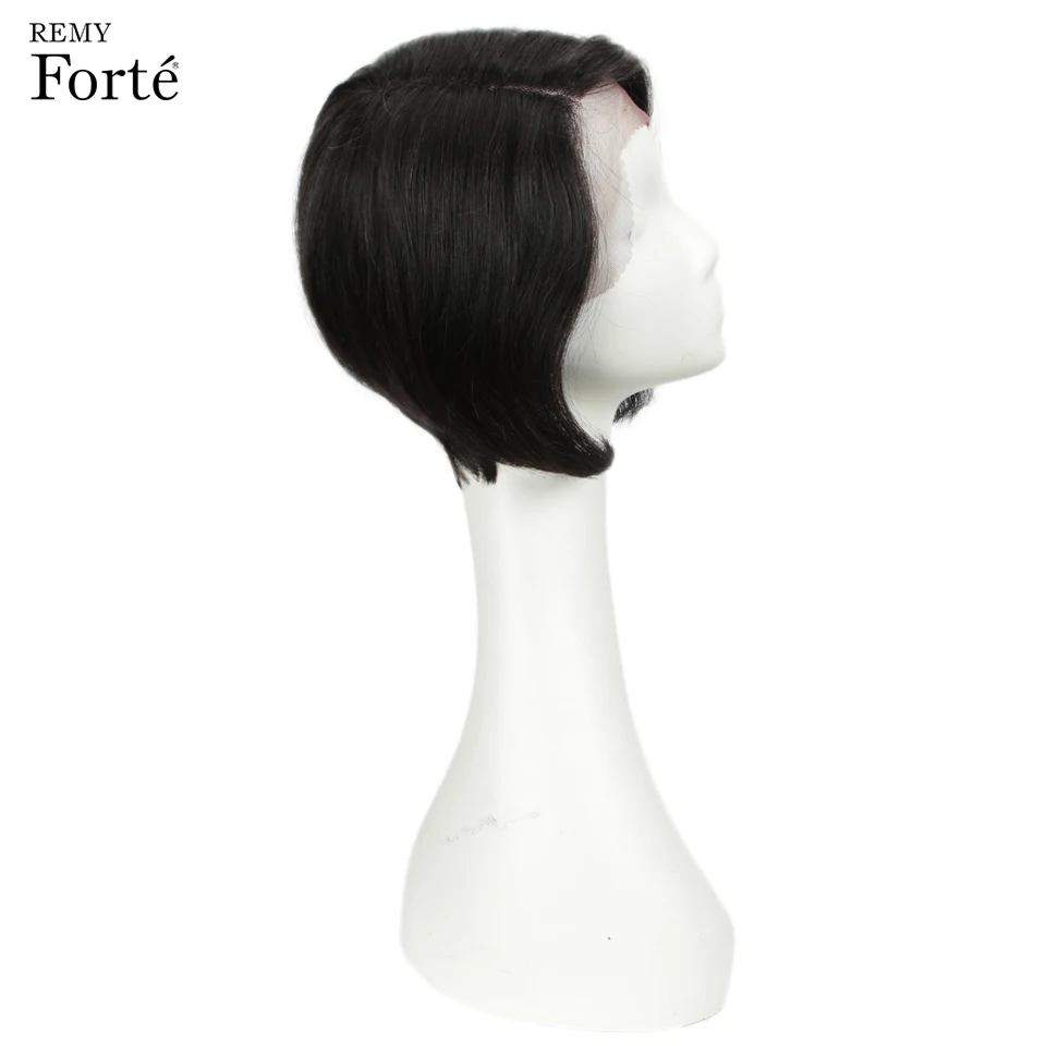 Парики из натуральных волос Remy Forte, парики из натуральных волос, прямые короткие парики, парики из бразильского волоса