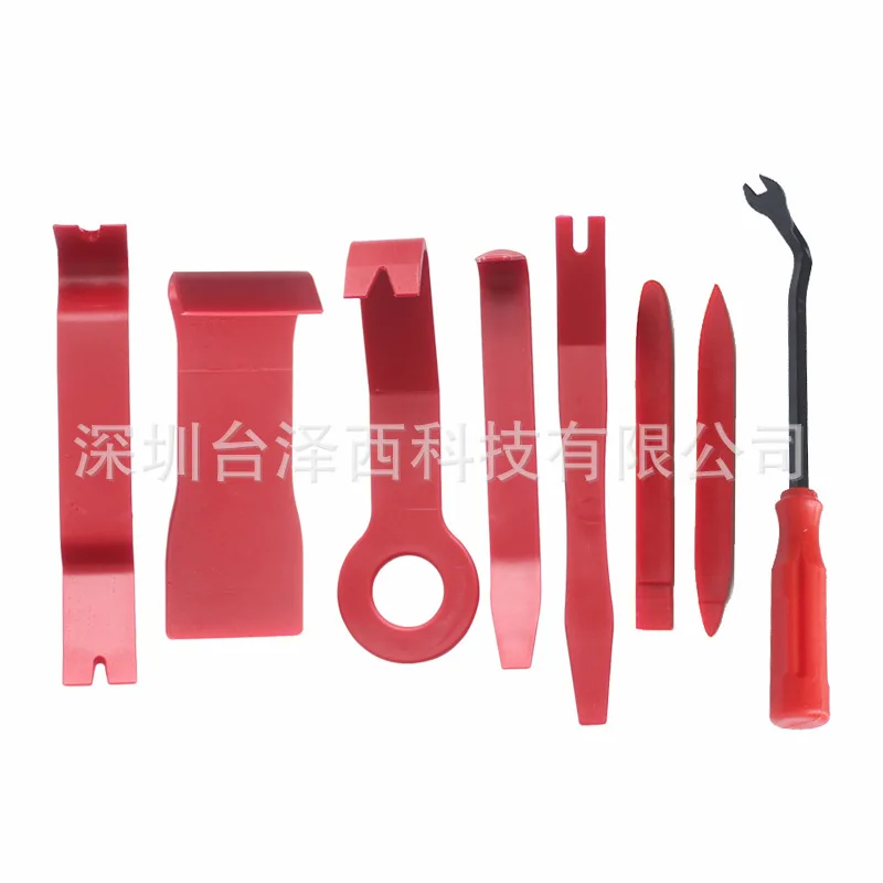 

Car Split Audio Tool 8 Pieces Disassembly Car Liner Board Dashboard Navigation CD Control Area Crowbar Set