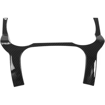 

Left Hand Drive Interior Carbon Fiber Style ABS Sticker Front Dashboard Edge Cover Frame Trim for Land Rover Range Rover Evoque