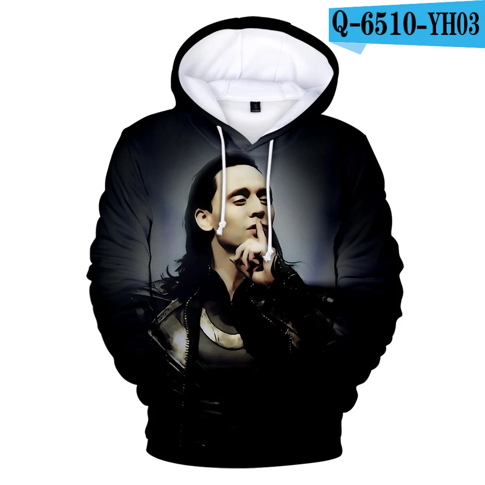 As shown9 3D-LOKI царство тьмы Harajuku Стиль толстовки с капюшоном тонкий модный Повседневное тренд Повседневное уличная Толстовка - Цвет: As shown9