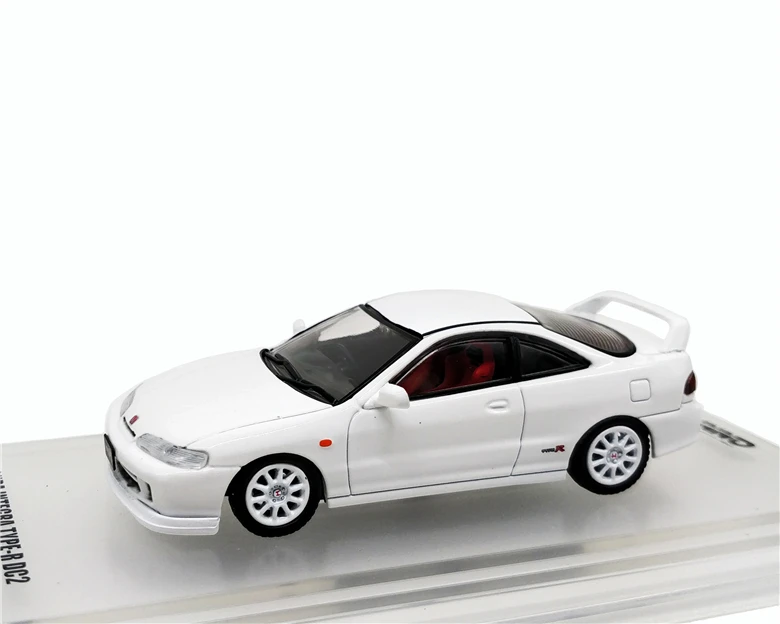 1: 64 INNO64 Honda Civic Тип-R Fit Accord Mitsubishi EVO Toyota Corolla levin гонки литой модельный автомобиль - Цвет: Honda INTEGRA White