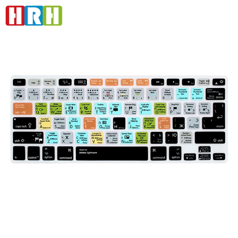Foreign Language Silicone Keyboard Cover Skin F Macbook Pro Air Retina 13 15 17