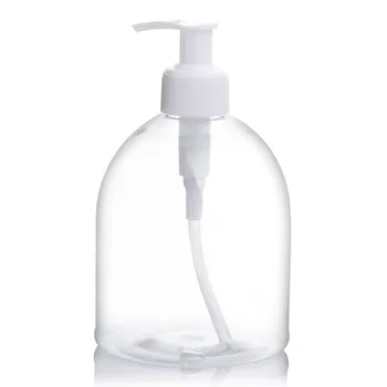 

500ml Disposable xiao du ye ping Hand Gel Bottle PET Material Press Plastic Bottle White Pump Head