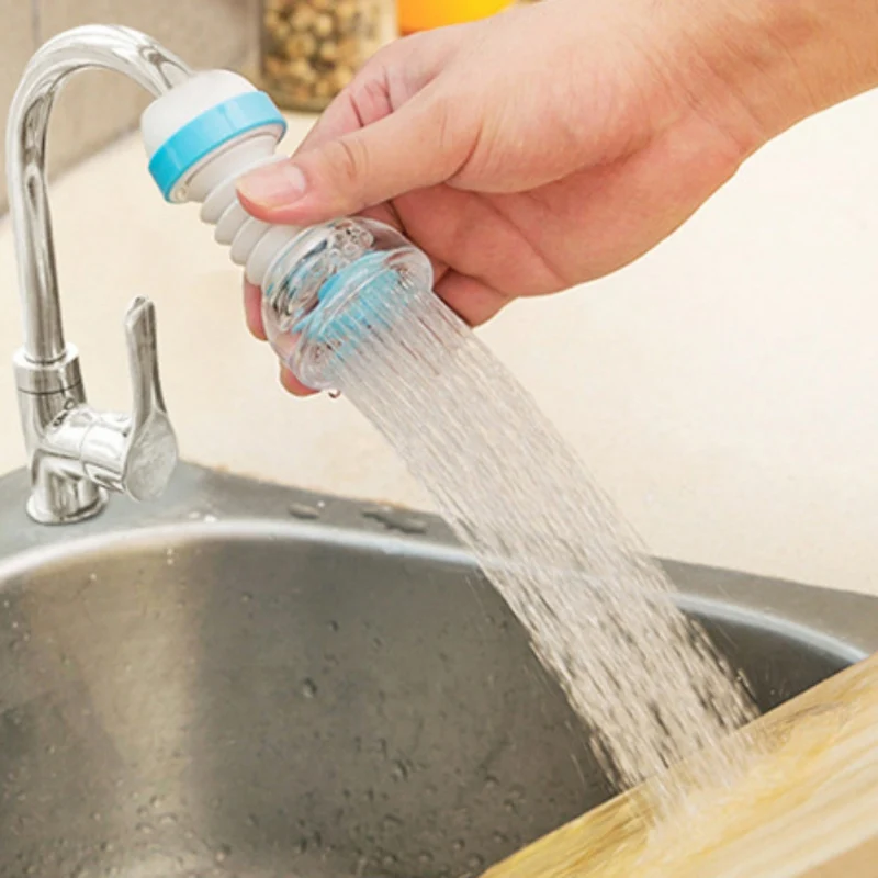 

360 Degree Swivel Kitchen Faucet Tubs Bathroom Water Saver Tool Hand Washing Faucet Extender Rotating Faucet Aerator
