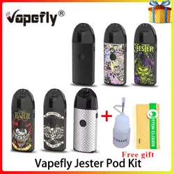 Оригинальный испаритель сигарет комплект Vapefly Jester Pod Комплект 1000 мАч батарея DIY Pod fit сетчатая катушка версия Pod вейп набор VS frenzy pod