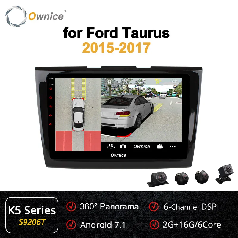 Ownice K1, K2, K3, K5, K6, Android 9,0, автомобильный dvd-плеер для Ford, Таурус, Bluetooth, Авто, gps, головное устройство, радио, стерео, 8 ядер, 4G, LTE - Цвет: S9206 K5 Series
