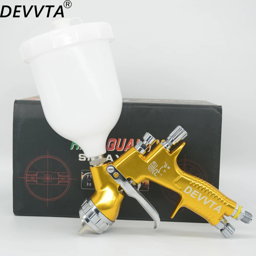

Professional Spray Gun GTI Pro Paint Gun TE20/T110 1.3/1.8mm Nozzle Airbrush Water Based Air Pneumatic Paint Spray Gun