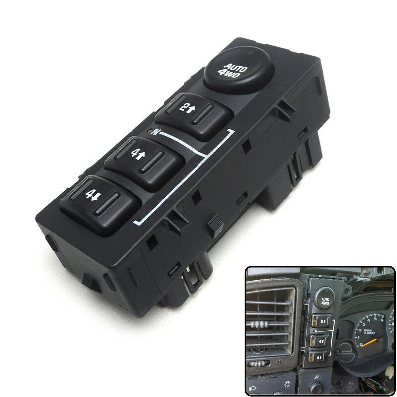 

4WD Four Wheel Drive Selector Switch for Chevy Tahoe Silverado 2003-07 15136039