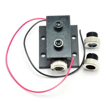 

New 5mW 850nm Infrared IR Laser Diode Dot/Line/Cross Module DC3.2V Focusable Unit w 12mm Silver Heatsink