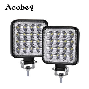 

2pcs led work light bar 48W led light bar 4x4 accessories off road for ATV UTV fog light 12V 24v spot light bar Driving lights