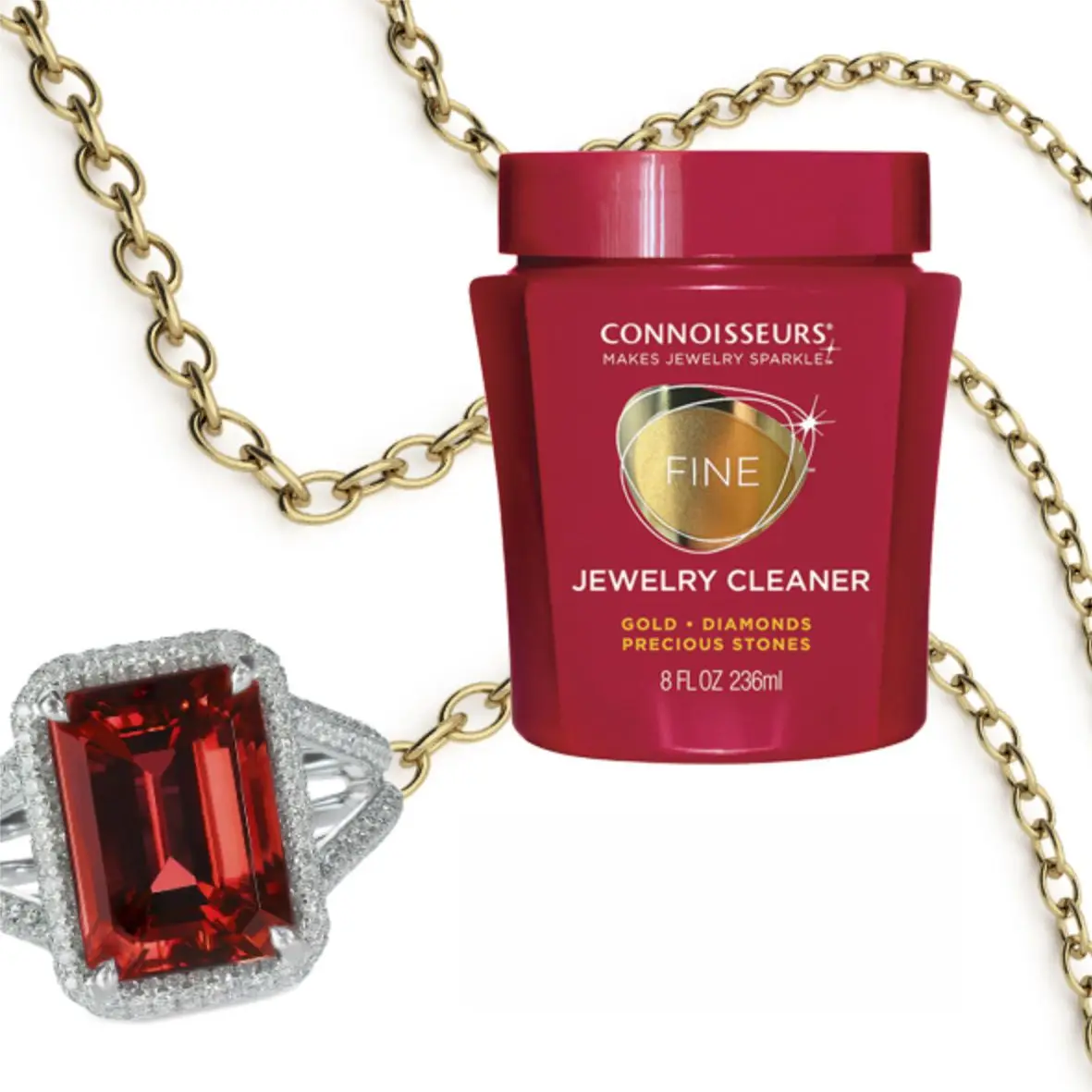 Connoisseurs Jewelry Cleaner for Gold Diamond Platinum Precious