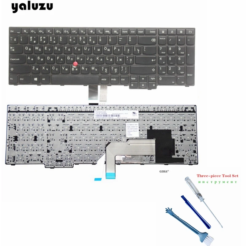 Новая русская клавиатура YALUZU для lenovo IBM Thinkpad E550 E550C E555 E560 E565 Русская ноутбука |