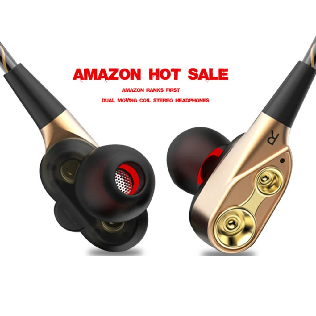 3.5mm Wire Stereo Headset Sport In-ear Earphone Headphone For iPhone Samsung Xiaomi Huawei PC Computer Laptop Gaming Earphones