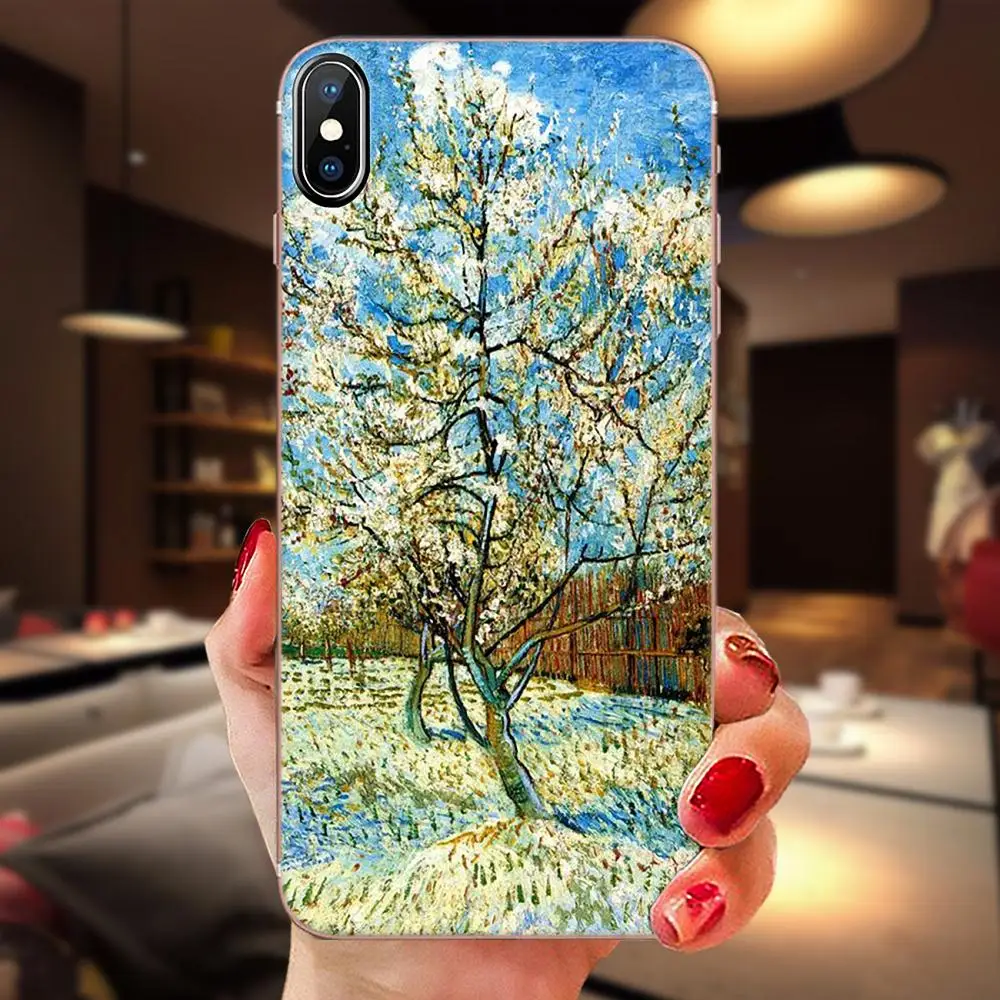 Van Gogh Tardis для Huawei Honor Mate Nova Note 20 20s 30 5 5I 5T 6 7I 7C 8A 8X 9X 10 Pro Lite Play Back Чехлы