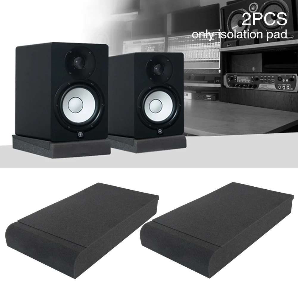 

2pcs Adjustable Angle Studio Monitor Subwoofer Home Isolation Pad High Density Recording Room Amplifier Soundproof Speaker Base