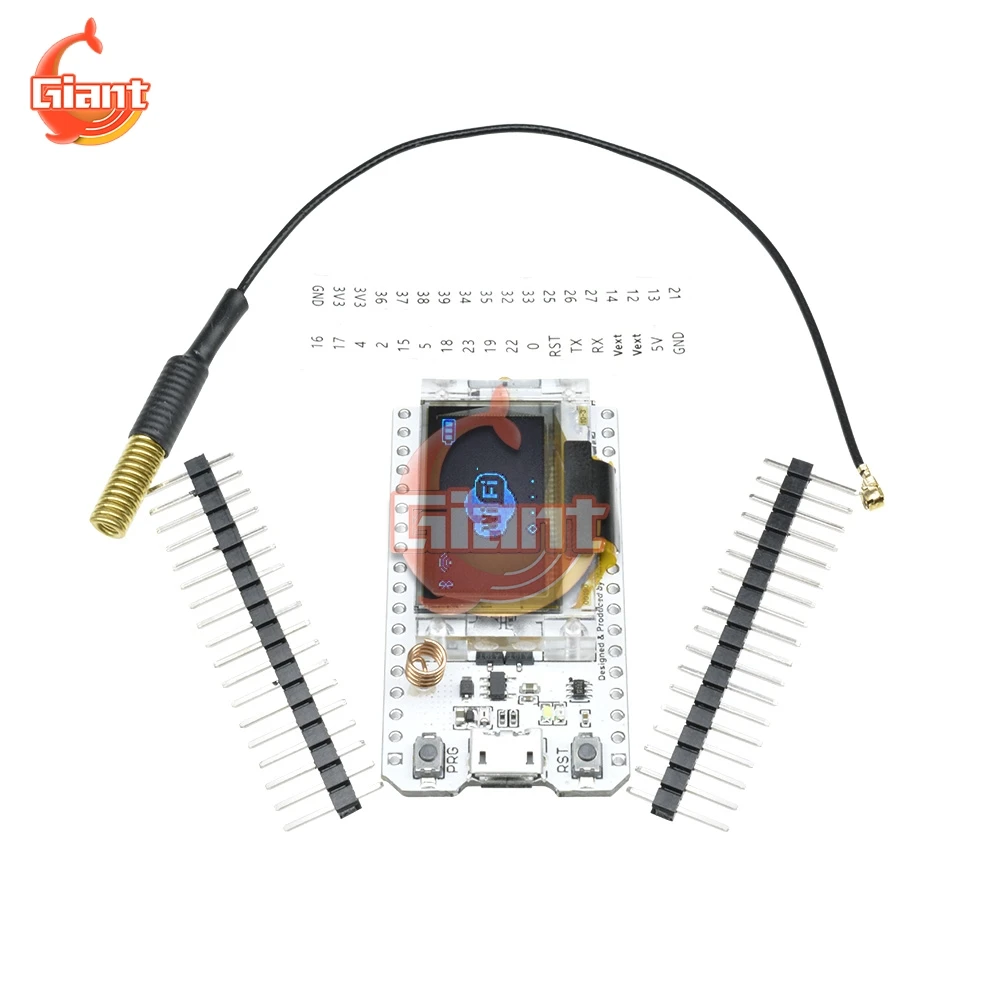 Новый цифровой дисплей Bluetooth WIFI Набор 32 модуль CP2102 интернет Девелопмент SX1278 ESP32 0 96