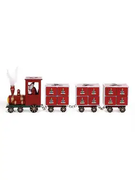 

Christmas Present Christmas Train Set Toy Countdown Calendar Drawer Train Ornament Christmas Gift for Boy and Girl