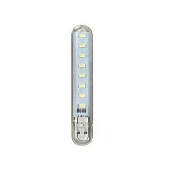 

Mini USB Light 8LED 5V USB Light Power Bank Nightlight PC Bright USB Lamp Gadget Laptop Durable Portable