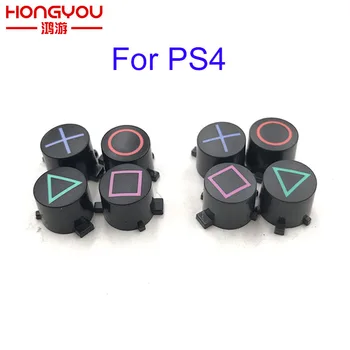 

10sets Replacement for Sony Playstation Dualshock 4 3 DS4 PS3 PS4 Gamepad Controller Circle Square Triangle ABXY X Button