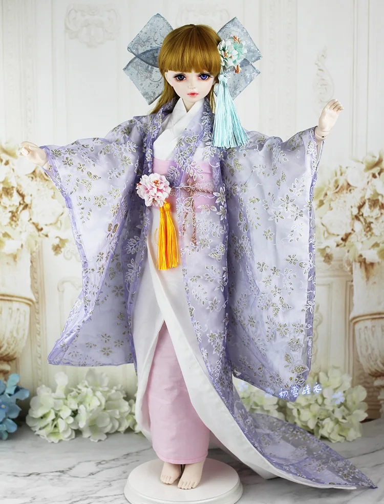 1/4 1/3 BJD аксессуары Кукла Одежда японское кимоно юката для BJD/SD MSD SD13, не включает в себя куклы, обувь, парик и другие E2490
