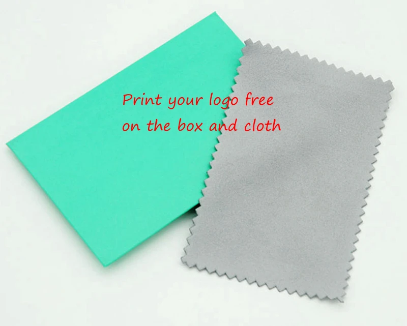 Print Custom Logo 2000pcs Silver Polish Cleaning Polishing Cloth With