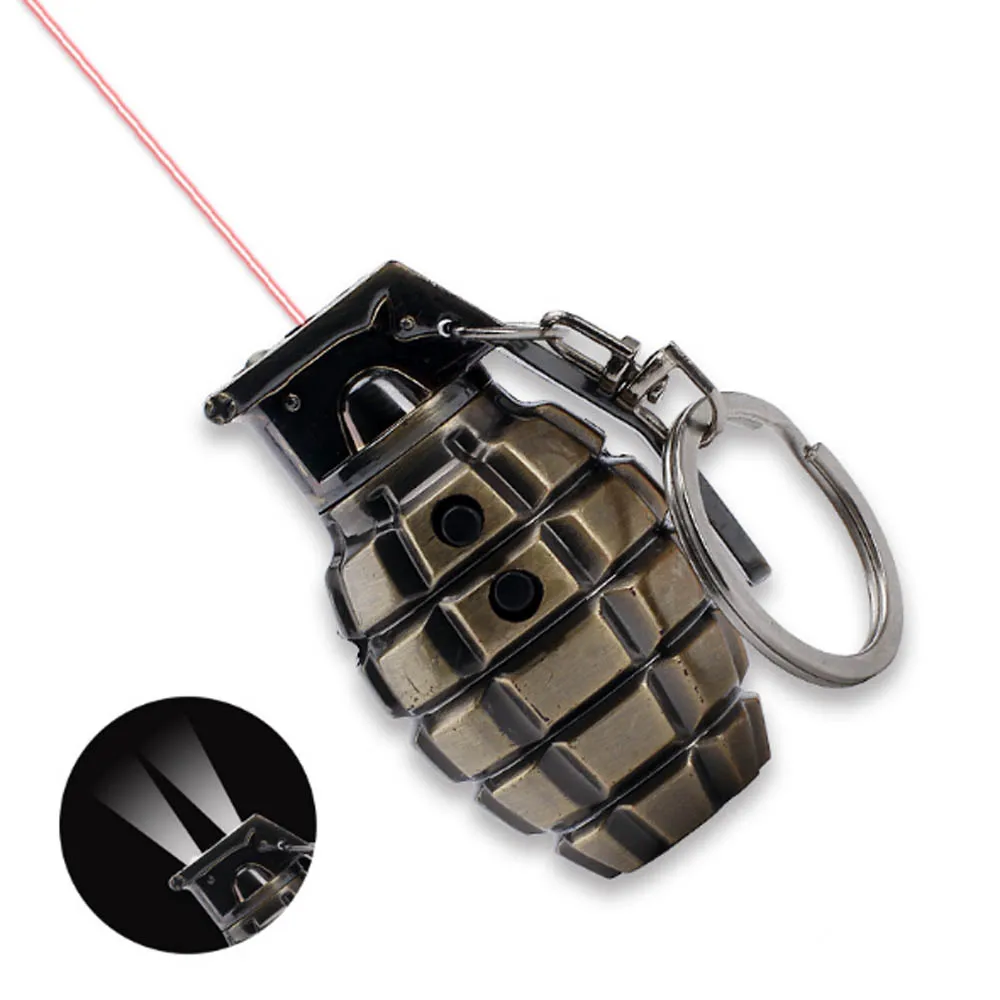 

2pcs Key Grenade LED Laser Light
