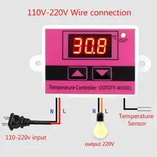 W3001 AC 110 V-220 V регулятор температуры Термостат переключатель цифровой светодиодный дисплей L69A