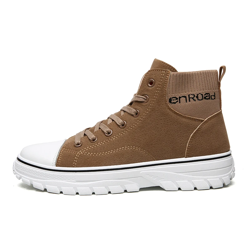 OLOME/парусиновая мужская повседневная обувь; Zapatos; Повседневная обувь; износостойкие дышащие мужские модные кроссовки; прогулочная обувь для взрослых - Цвет: Хаки