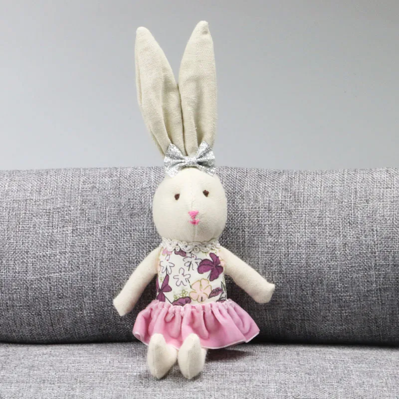 15 см милый кролик плюшевая кукла розовый кролик кукла детский подарок кролик кукла милая игрушка Рождественский подарок день рождения прекрасная мягкая игрушка