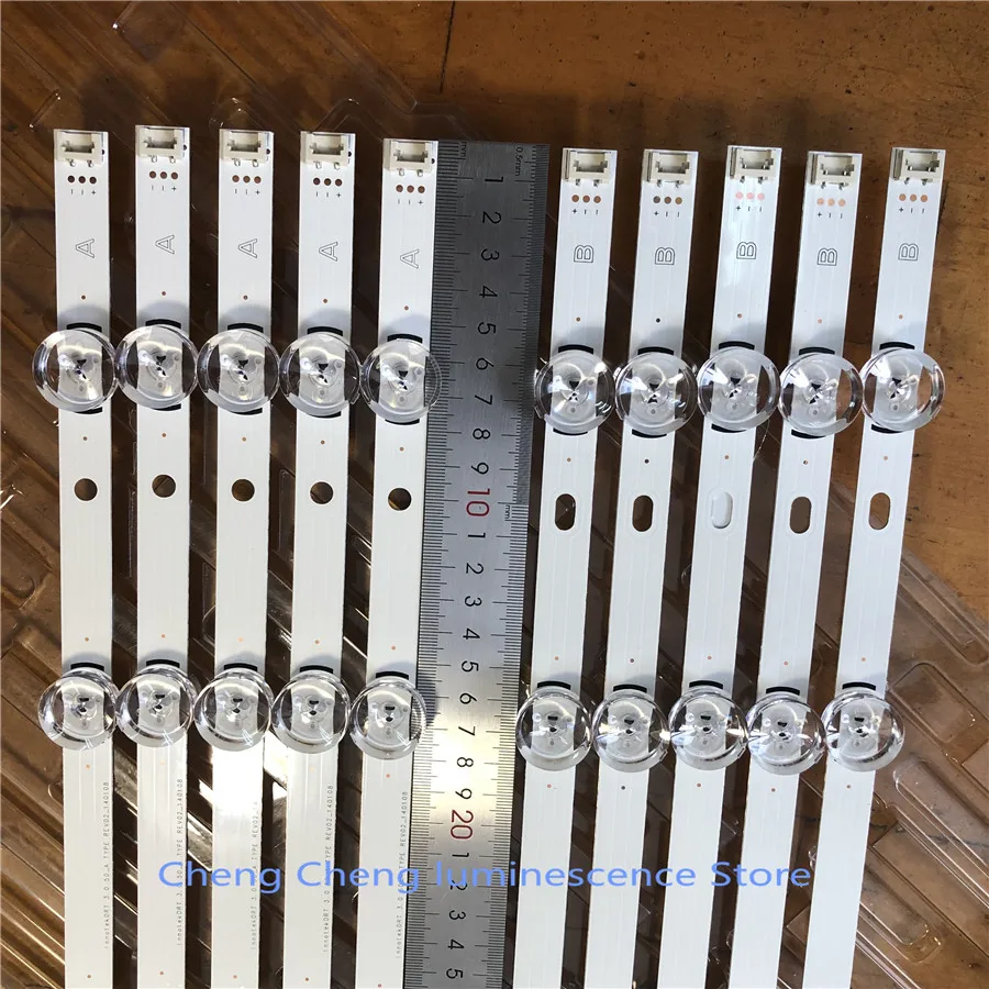 10 шт./партия светодиодный полосы для LG 50LB650V 50LF6000 INNOTEK DRT 3,0 50 дюймов A B 6916L-1982A 1983A 6916L-1781A 1782A