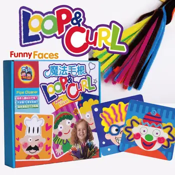 

Handwork DIY Rope Drawing Painting Toy for Children Kids Colorful String Paint Draw Early Educational Toys