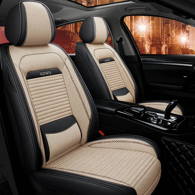KADULEE flax car seat covers for infiniti fx fx35 fx37 g25 g35 q50 q60 qx50 q70L qx56 qx60 qx70 qx80 jx35 ESQ seat cover cars