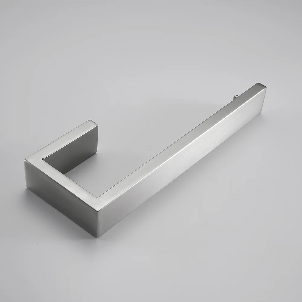 BagnoLux Brushed Stainless Steel Beautiful Wall Hook Toilet Paper Holder Towel Bar Bathroom Accessories
