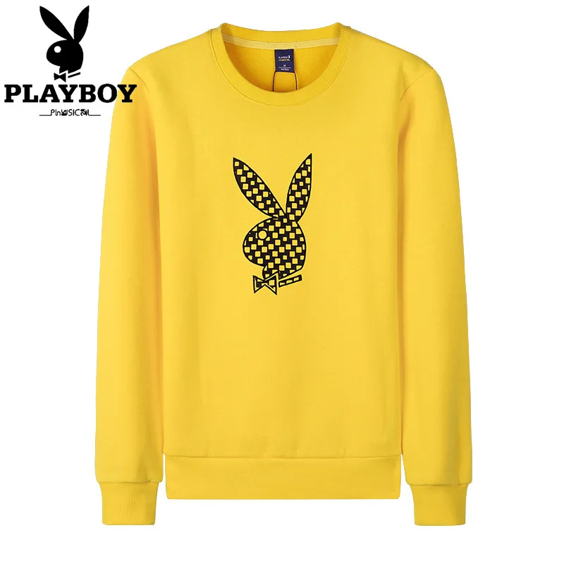 Женская толстовка с капюшоном PLAYBOY Повседневная Толстовка С Карманами пуловер на