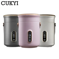 600ml Electric Stew Cooker Portable Health Pot Scented Tea Maker Soup Cup Porridge Heating Machine Water Boiler Office Warmer 1