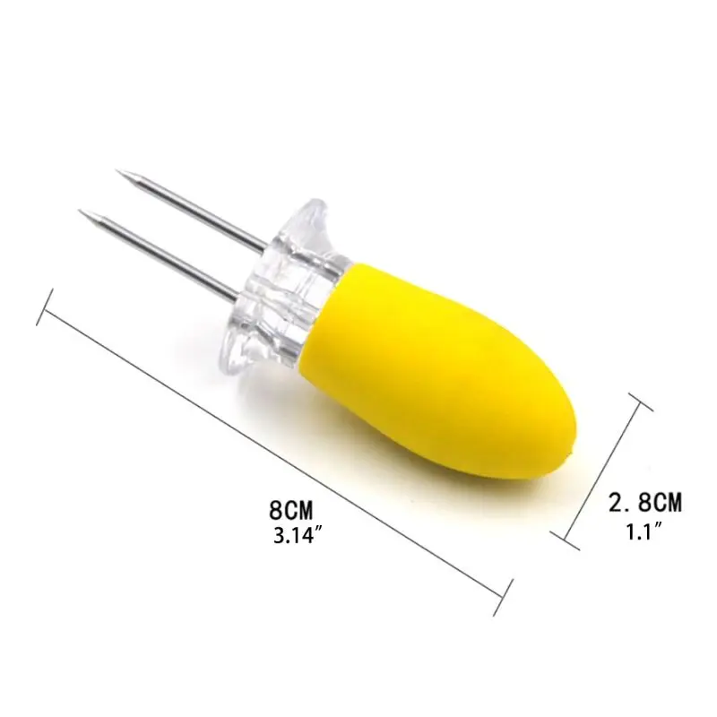 8 шт. держатели кукурузы початок шампуры для барбекю вилка фруктовый держатель барбекю Кухонные принадлежности H7EA