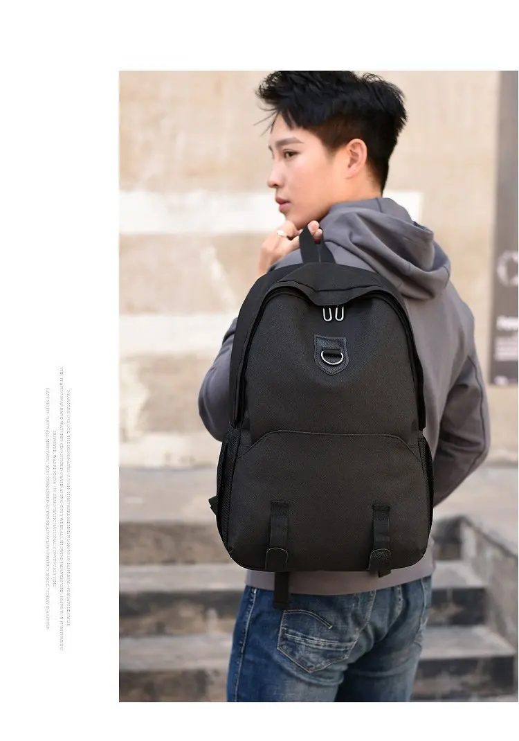 Fililuk Large Capacity Men Backpack Korean Style Laptop Backpack Casual Travel Backpack Fashion School Backpack BIX108 PM49