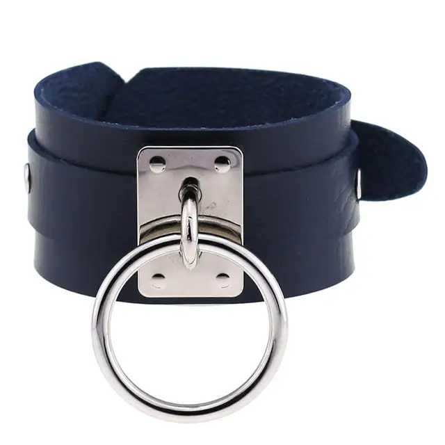 Silver Dark Blue Bra