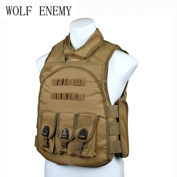 

New 4 In 1 Waistcoat Flying Tigers Fight Battle Tactical Vest Army Hunting Shooting Combat Molle Vest
