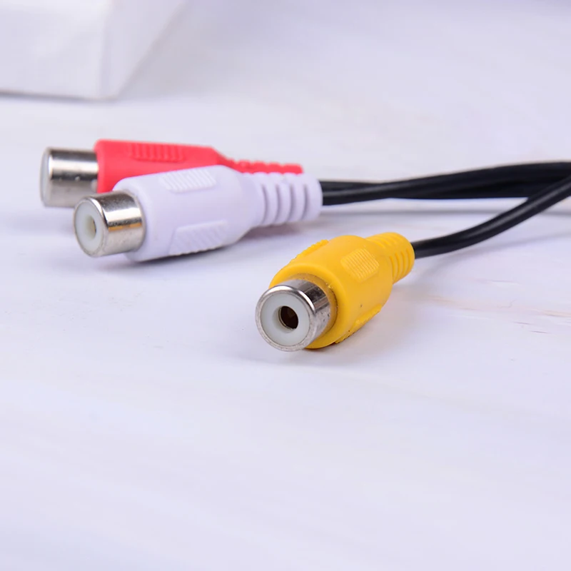 JETTING 3,5 мм разъем для 3 RCA штекеры для мужчин/мужчин Для 3rca Женский Аудио Видео AV Кабель-адаптер Высокое качество
