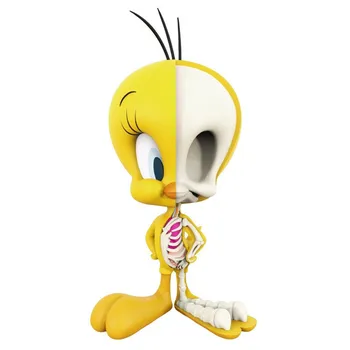 

Emerald Canary 4D XXRAY master Mighty Jaxx Jason Freeny Anatomy Cartoon Ornament Home Decoration Accessories A925